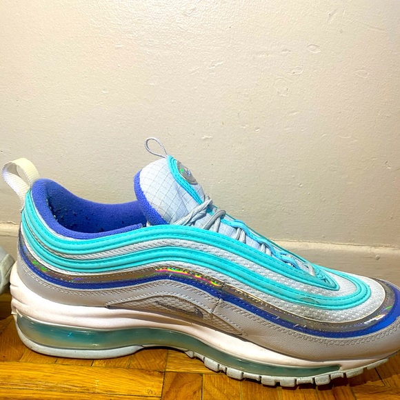 Blue Nike Air Max 97s - Picture 4 of 5